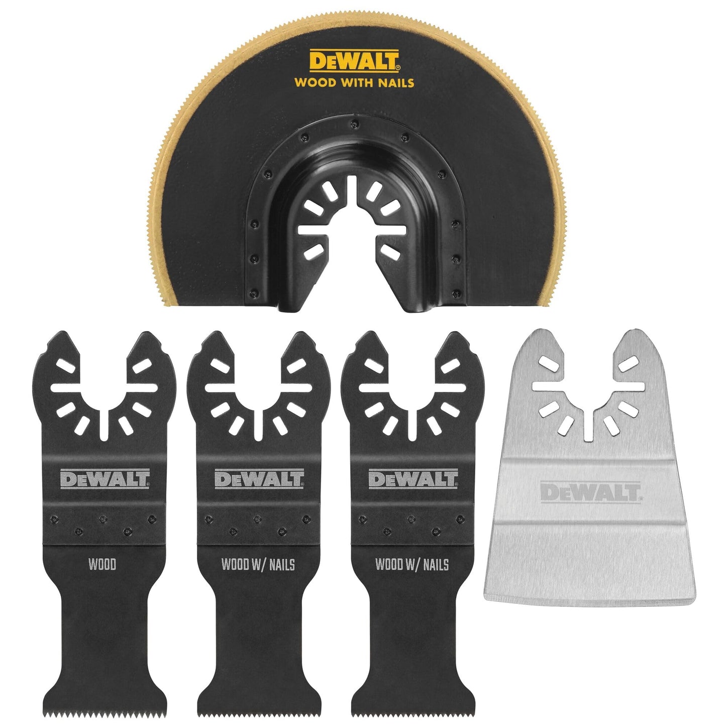 DEWALT Oscillating Tool Blades Kit, 5-Piece (DWA4216)