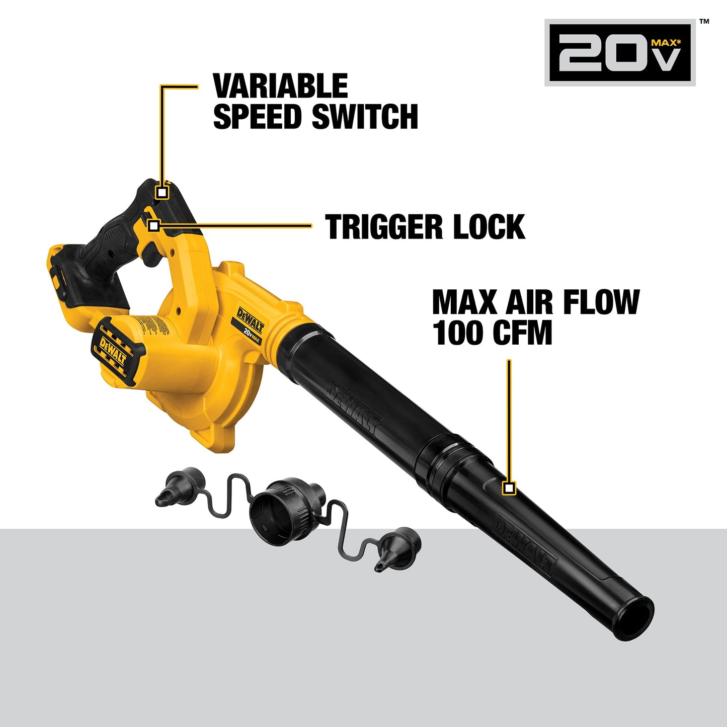 DEWALT 20V MAX* Blower for Jobsite