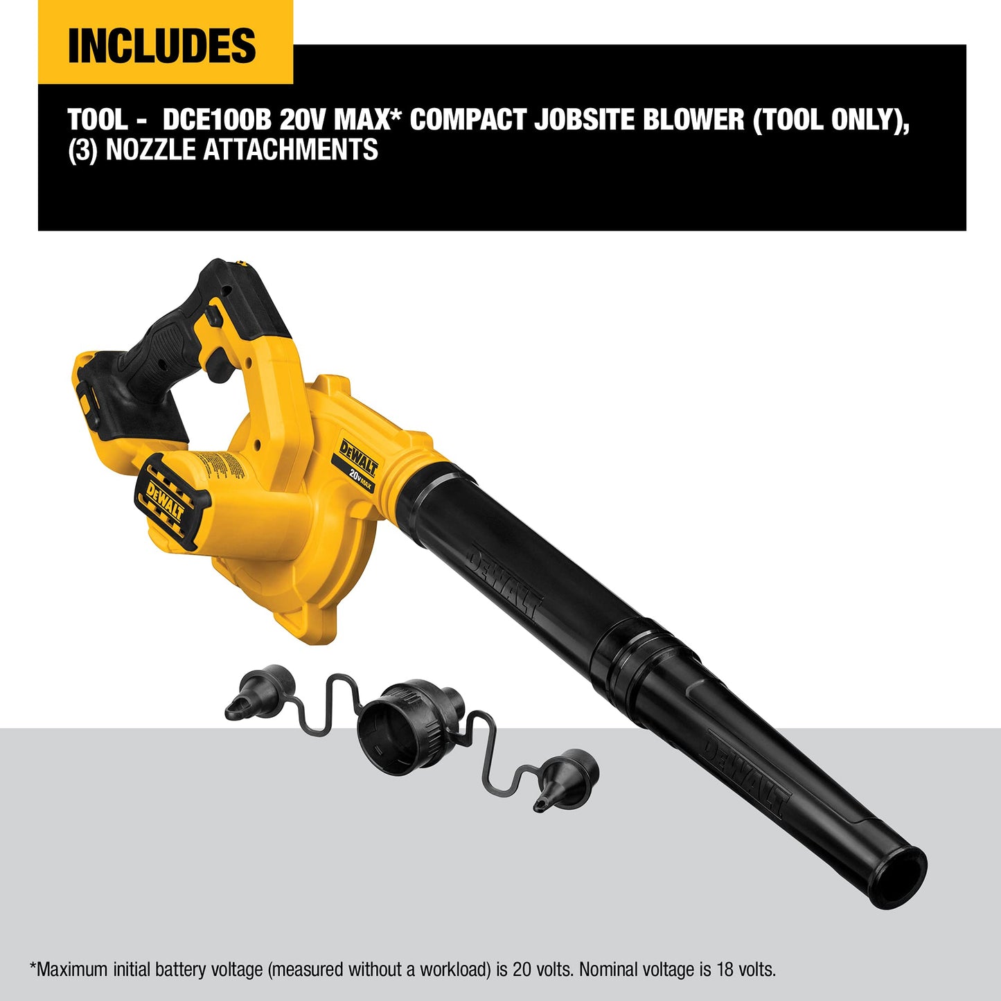 DEWALT 20V MAX* Blower for Jobsite