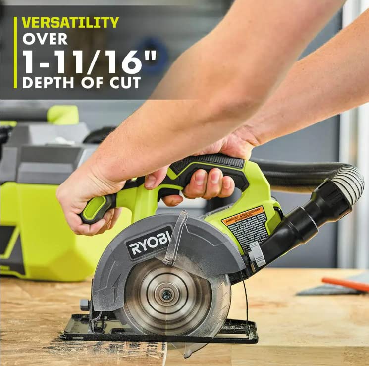 Ryobi P531 One+ 18V Cordless Speed Saw Rotary Cutter with Included Bits  (Battery Not Included / Tool Only)
